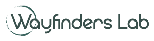 Wayfinders Lab business strategy and marketing logo dark version